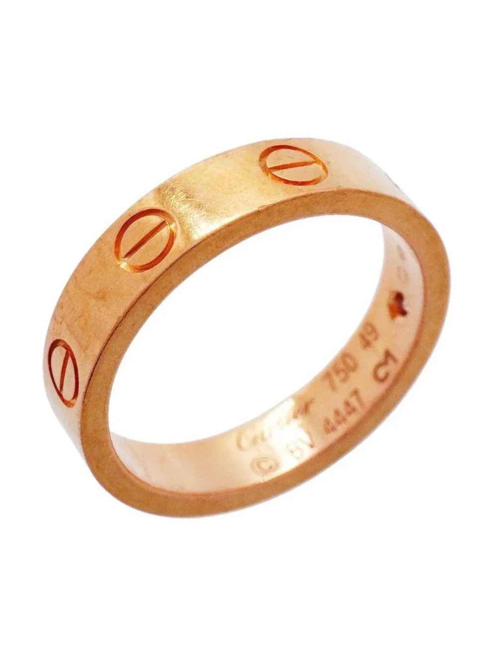 Cartier Ring Mini Love Pink Gold Diamond